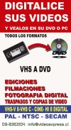 videoexpress video express traspasos de video a dvd digital copiaje edicion