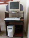 pc packard bell+ mueble de computación!!!